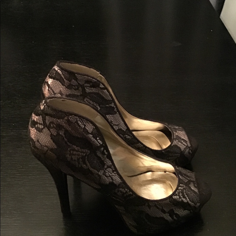 Lace heels
